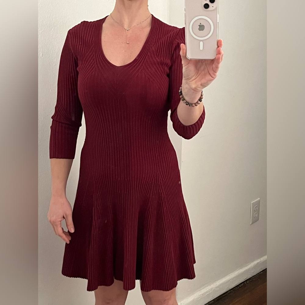 Winter dress Ralph Lauren - dark red - size XS